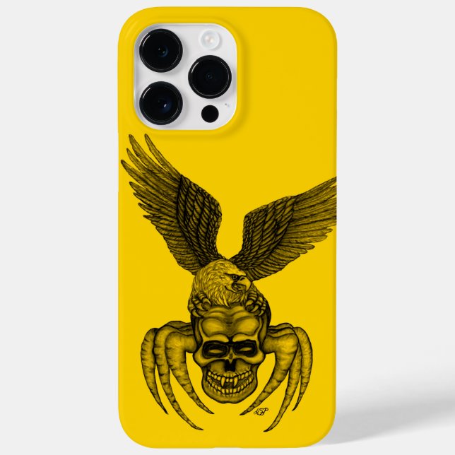 Funda De Case-Mate Para iPhone Spiderskull con águila (Reverso)