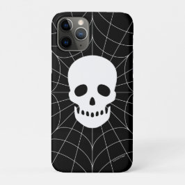 Funda Para iPhone 11 Pro Spiderweb Skull