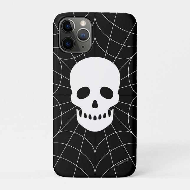 Funda De Case-Mate Para iPhone Spiderweb Skull (Reverso)