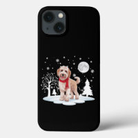 Spinone Italiano Bajo la Luz de la Luna Navidad Ni