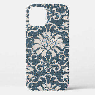 Funda Para iPhone 12 Spira botánico de fondo antiguo sin fisuras