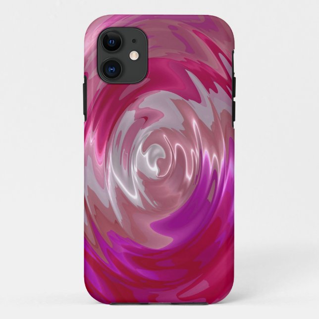 Funda De Case-Mate Para iPhone Spiral Abstract Art (Reverso)