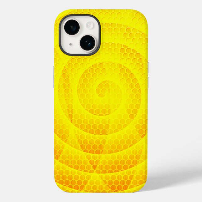 Funda De Case-Mate Para iPhone Spiral Honeycomb (Reverso )