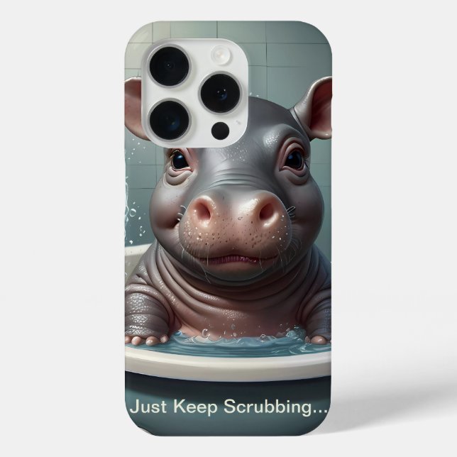 Funda De Case-Mate Para iPhone Splish Splash Cute Posters graciosos con citas (Reverso )