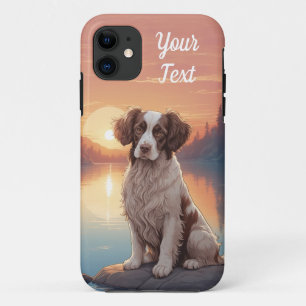 Funda Para iPhone 11 Springer Spaniel a orillas del lago