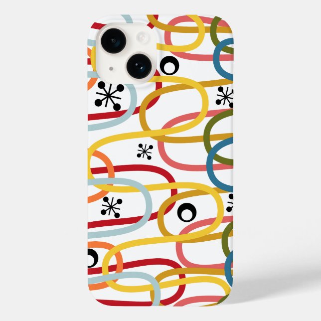 Funda De Case-Mate Para iPhone Squiggles (Reverso )