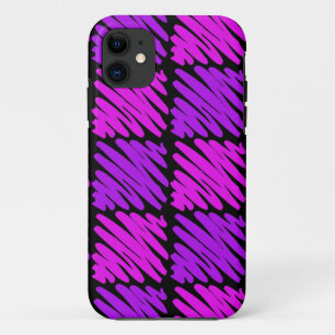 Funda Para iPhone 11 Squiggles Rosado-n-Púrpuras