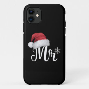 Funda Para iPhone 11 Sr Claus Parejas Navidades Pajamas Santa