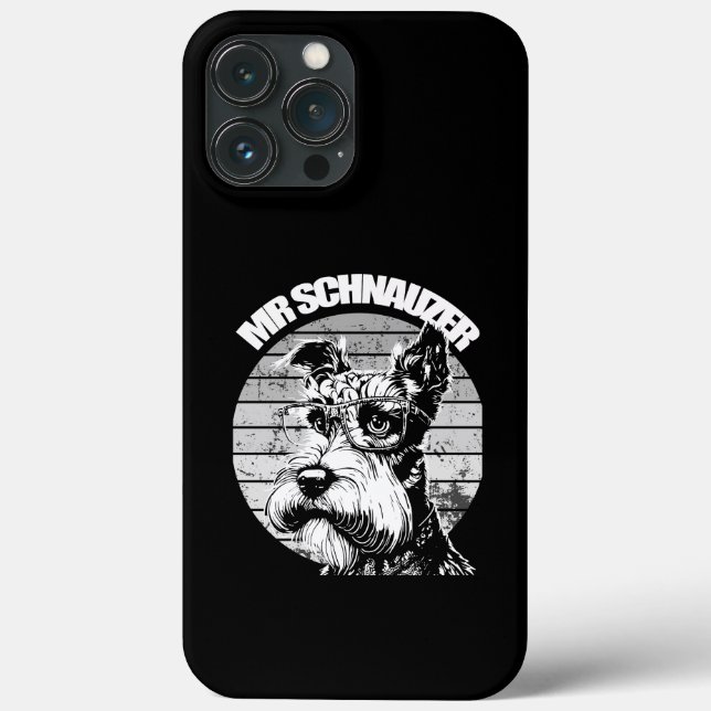 Funda De Case-Mate Para iPhone Sr. Schnauzer (Reverso )