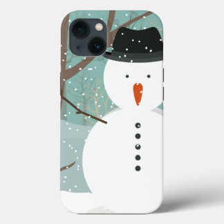 Funda Para iPhone 13 Sr. Winter Snowman