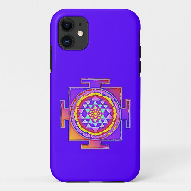Funda De Case-Mate Para iPhone Sri Yantra - Diseño de símbolo del hinduismo 1 (Reverso)