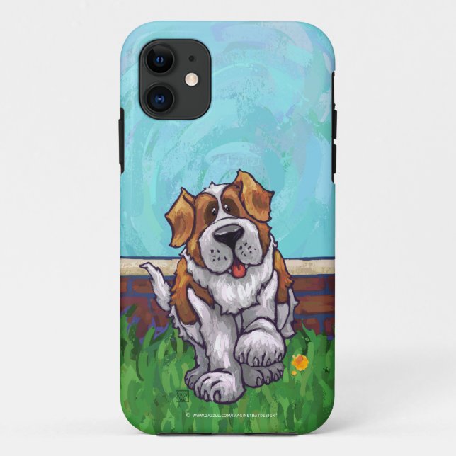 Funda De Case-Mate Para iPhone St. Bernard Electronics (Reverso)