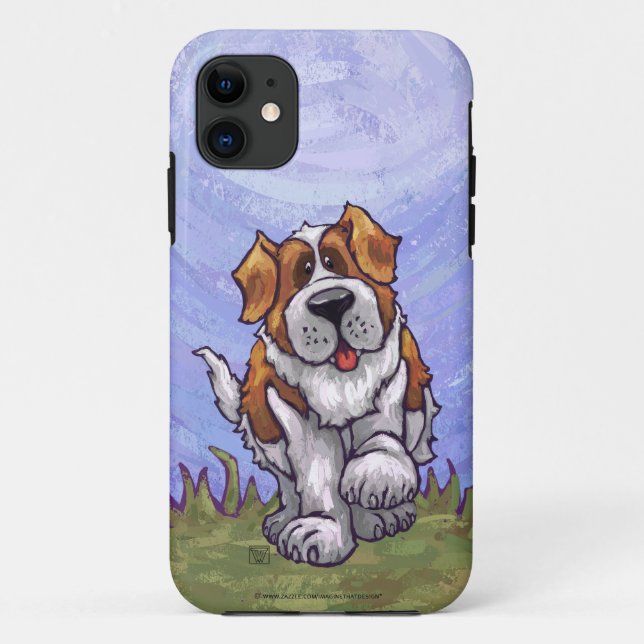 Funda De Case-Mate Para iPhone St. Bernard Electronics (Reverso)