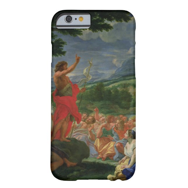 Funda De Case-Mate Para iPhone St. John la predicación baptista, pintada antes de (Reverso)