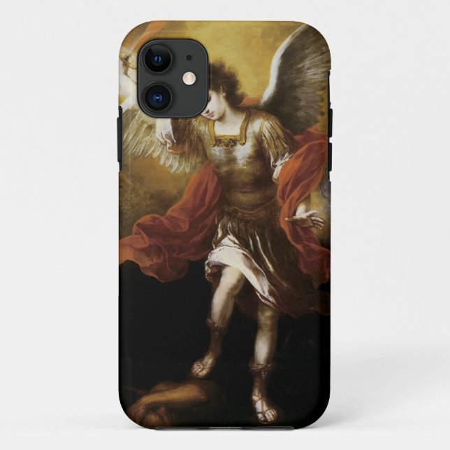 Funda De Case-Mate Para iPhone St Michael por Murillo (Reverso)