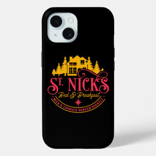 Funda Para iPhone 15 ST-NICKS BED & BREAKFAST navidades graciosos