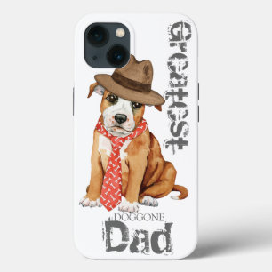 Funda Para iPhone 13 Staffordshire Bull Terrier Dad