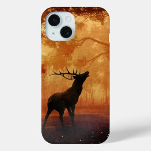 Funda Para iPhone 15 Stag Silhouette en Sunset