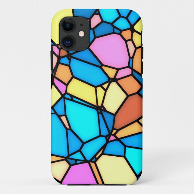 Funda De Case-Mate Para iPhone Stain Glass Lite (Reverso)