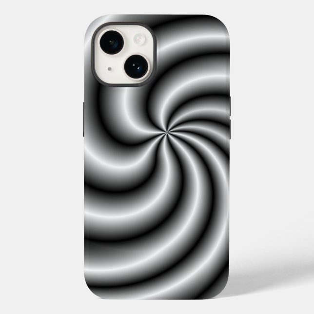 Funda De Case-Mate Para iPhone Stainless Steel Swirl (Reverso )