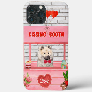 Funda Para iPhone 13 Pro Max Stand de besos del perro Eurasier para el Día de S