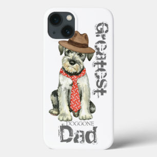 Funda Para iPhone 13 Standard Schnauzer Dad