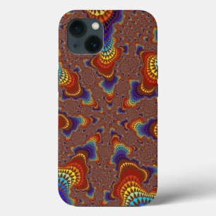 Funda Para iPhone 13 Starburst arcoiris marrón