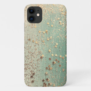 Funda Para iPhone 11 Stardust de oro en Sea Green