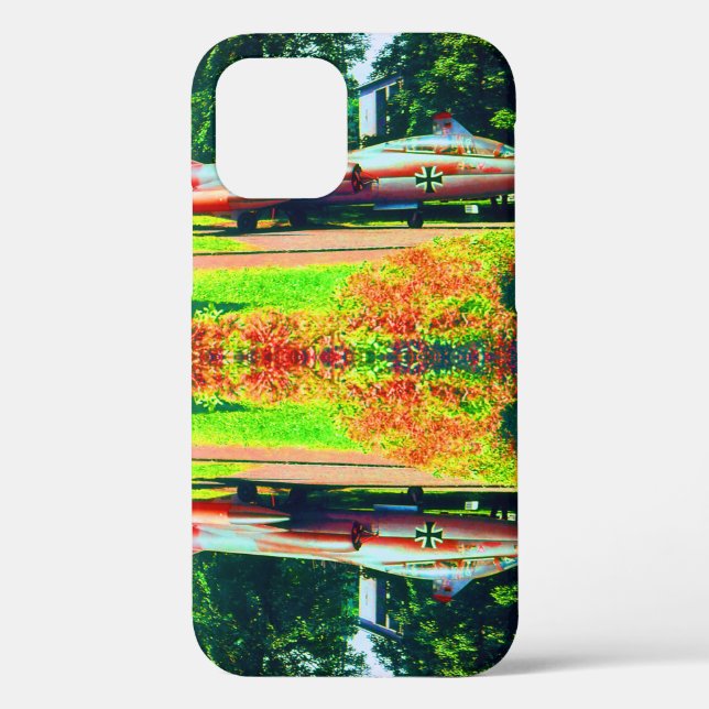 Funda De Case-Mate Para iPhone Starfighter del Museo Alemán Munich Deutsch (Reverso )