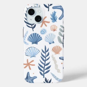 Funda Para iPhone 15 Starfish Cute Seashell