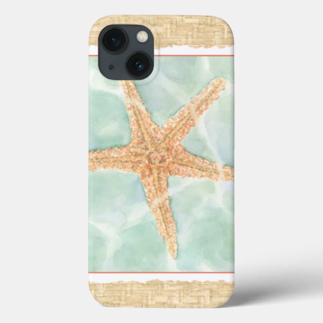 Funda De Case-Mate Para iPhone Starfish náutico en el agua (Reverso)