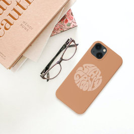 Funda Para iPhone 13 Stay Groovy Retro Beige