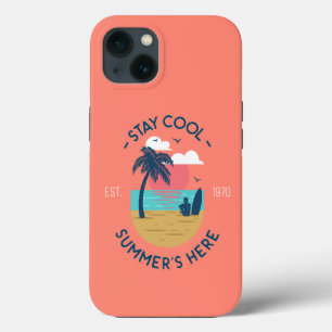 Funda Para iPhone 13 Stay Guay Summer's Here Beach Sunset