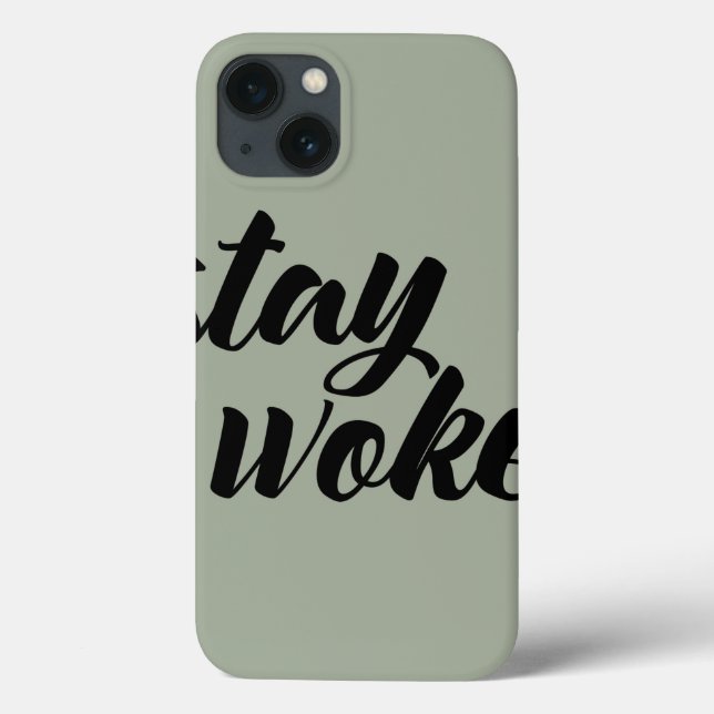 Funda De Case-Mate Para iPhone Stay Woke (Reverso)
