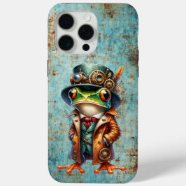 Funda Para iPhone 15 Pro Max Steampunk Frog