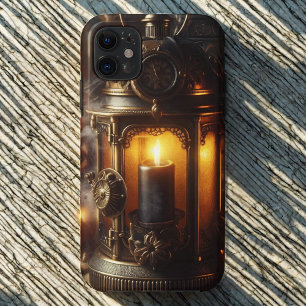 Funda Para iPhone 11 Steampunk Halloween Black Lantern