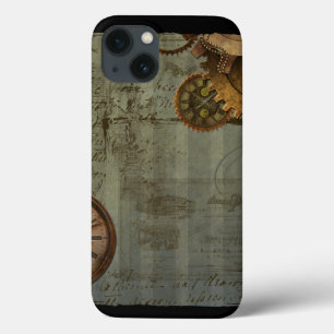Funda Para iPhone 13 Steampunk Time Machine