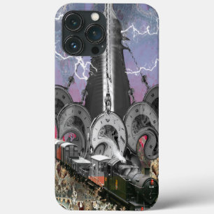 Funda Para iPhone 13 Pro Max Steampunk Time Machine