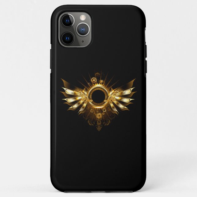 Funda De Case-Mate Para iPhone Steampunk wings (Reverso)