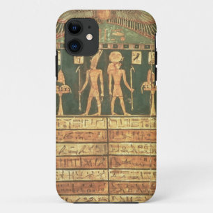 Funda Para iPhone 11 Stele de Horsiese, último período (madera pintad