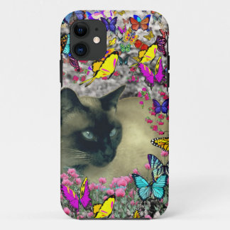 Funda Para iPhone 11 Stella en gato siamés del punto del chocolate de
