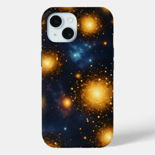 Funda Para iPhone 15 Stellar Nexus Galactic Motif Elegancia