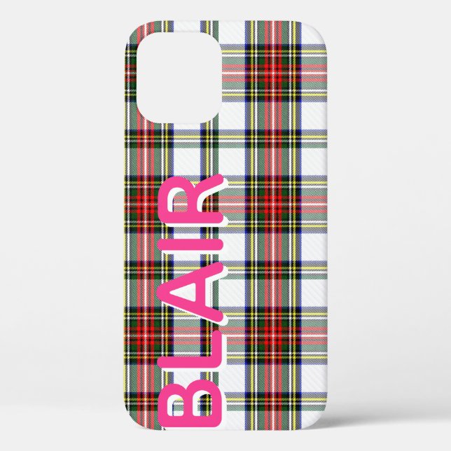 Funda De Case-Mate Para iPhone Stewart Plaid personalizado (Reverso )