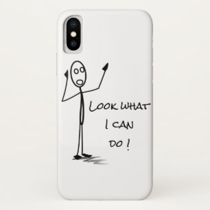 title_seo2 Stickman "mirada qué puedo hacer!" iphone x