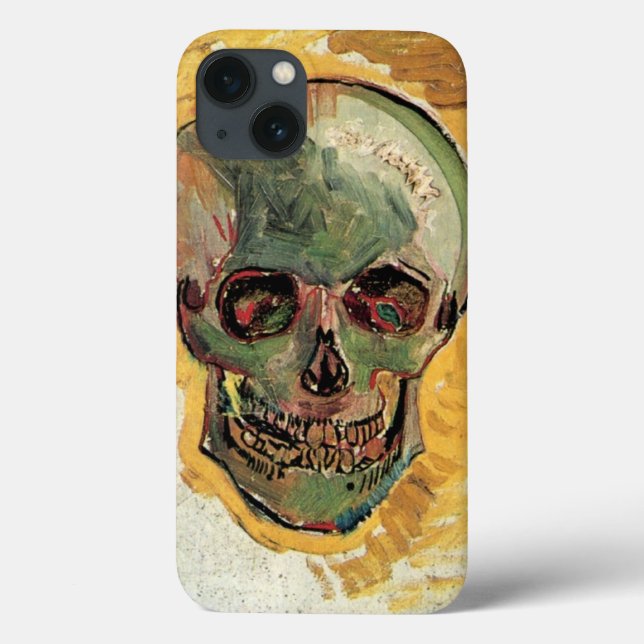Funda De Case-Mate Para iPhone Still Life Skull de Vincent van Gogh (Reverso)