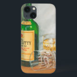 Funda Para iPhone 13 Still Life with Scotch by Jennifer Goldberger<br><div class="desc">Drain your glass to this realistic still life painting by Jennifer Goldberger. You can almost imagine reaching into the piece and grabbing a glass for yourself. Get your copy today!</div>