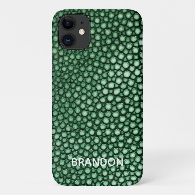 Funda De Case-Mate Para iPhone Stingray verde (Reverso)