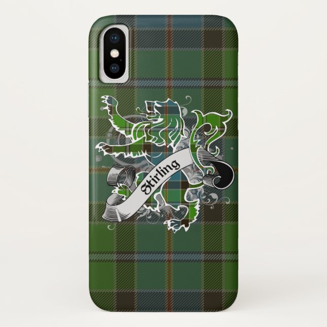 Funda De Case-Mate Para iPhone Stirling Tartan Lion (Reverso)