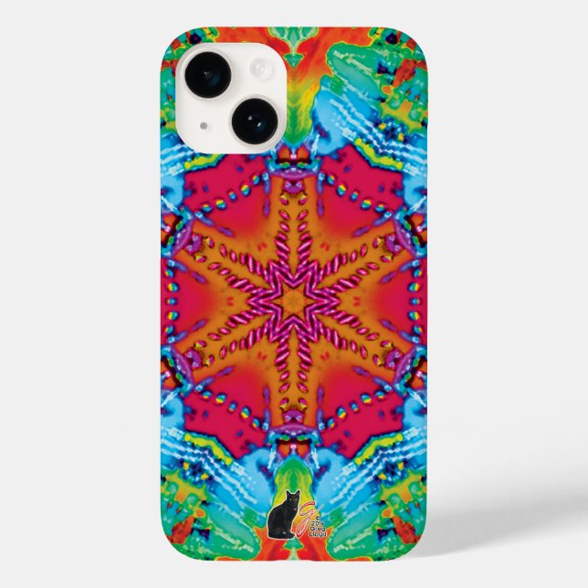 Funda De Case-Mate Para iPhone Stitches Kaleidoscope (Reverso )