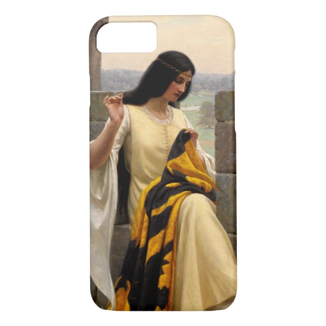 Funda De Case-Mate Para iPhone Stitching the Standard por Edmund Leighton (Reverso)